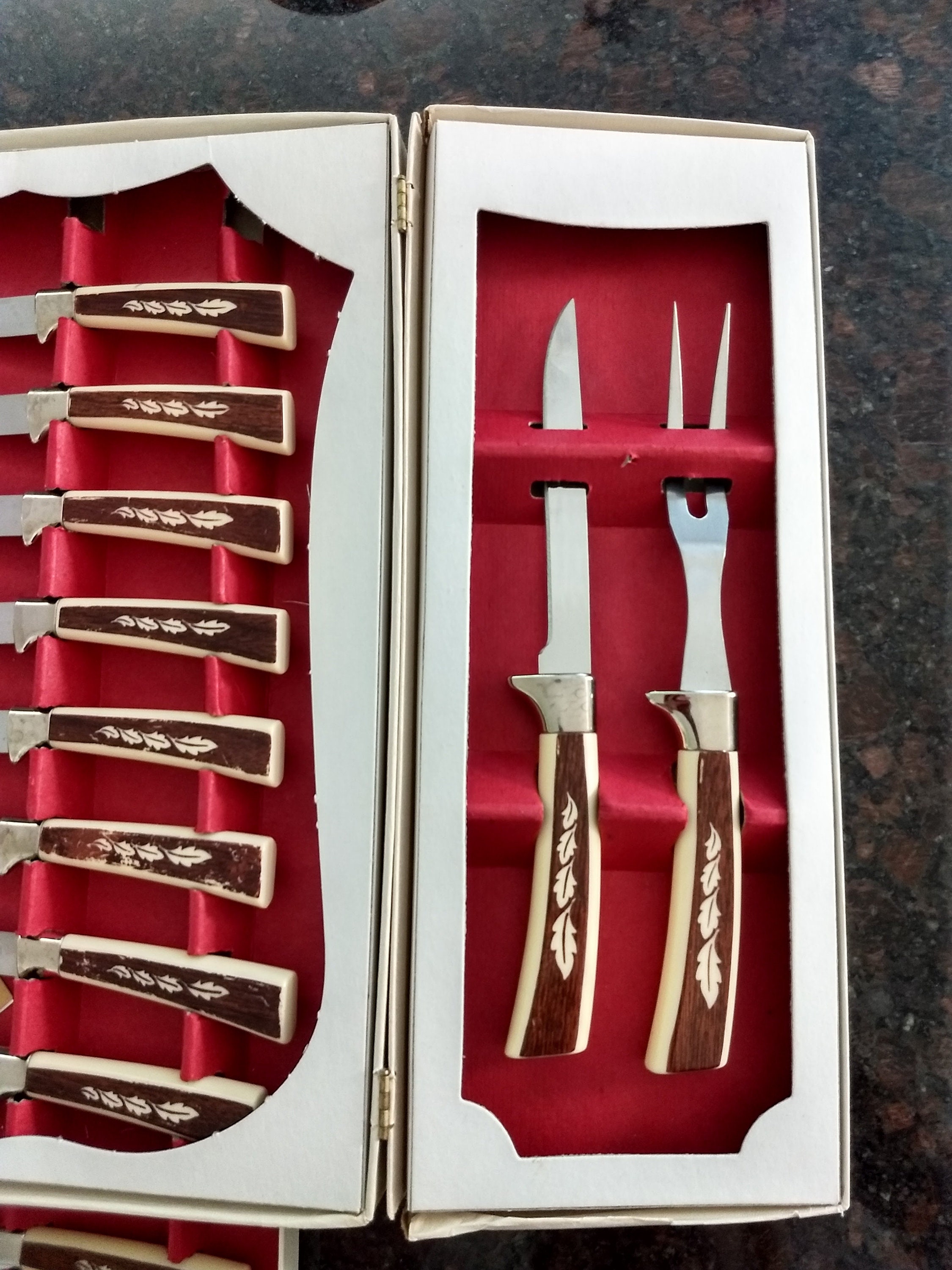 Vintage Sheffield Treasure Chest Assorted Solid Stainless Steel