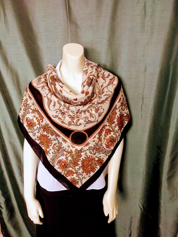VTG Square Big Scarf/Botanical Classic Scarf/Big S