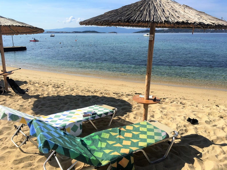 Beach Towels Set Towel Gift For Sunbed Her Him Chair Lounge Accessories