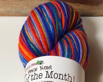 Destash - Knitterly Things - Vesper Sock Yarn - Paint Box - 75/25 SW Wool/Nylon thick sock