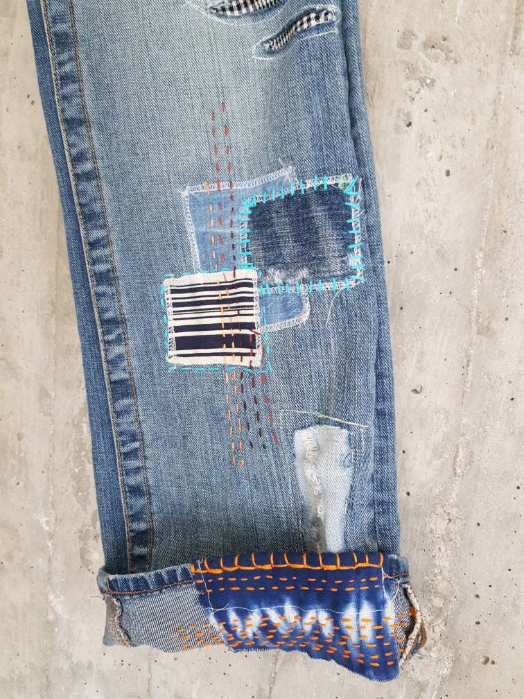 Distressed Vintage Boyfriend Jeans/hipster Jeans/all - Etsy