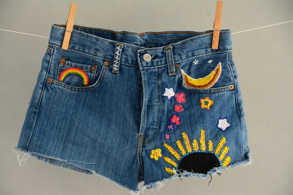 vintage mom jean shorts