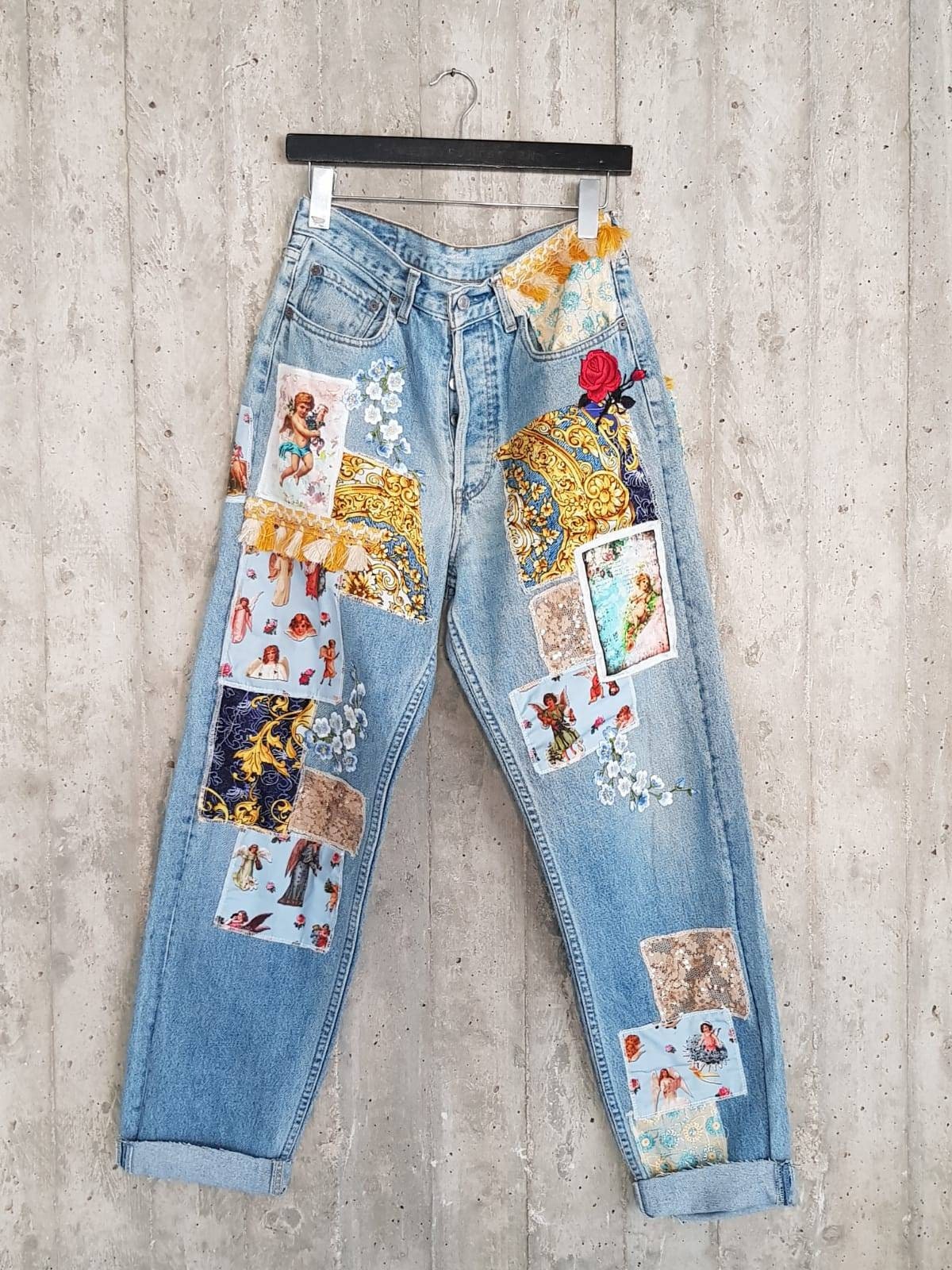 Vintage Pants Jeans Jeans Women Size 44 80s 90s Dolce & Gabbana