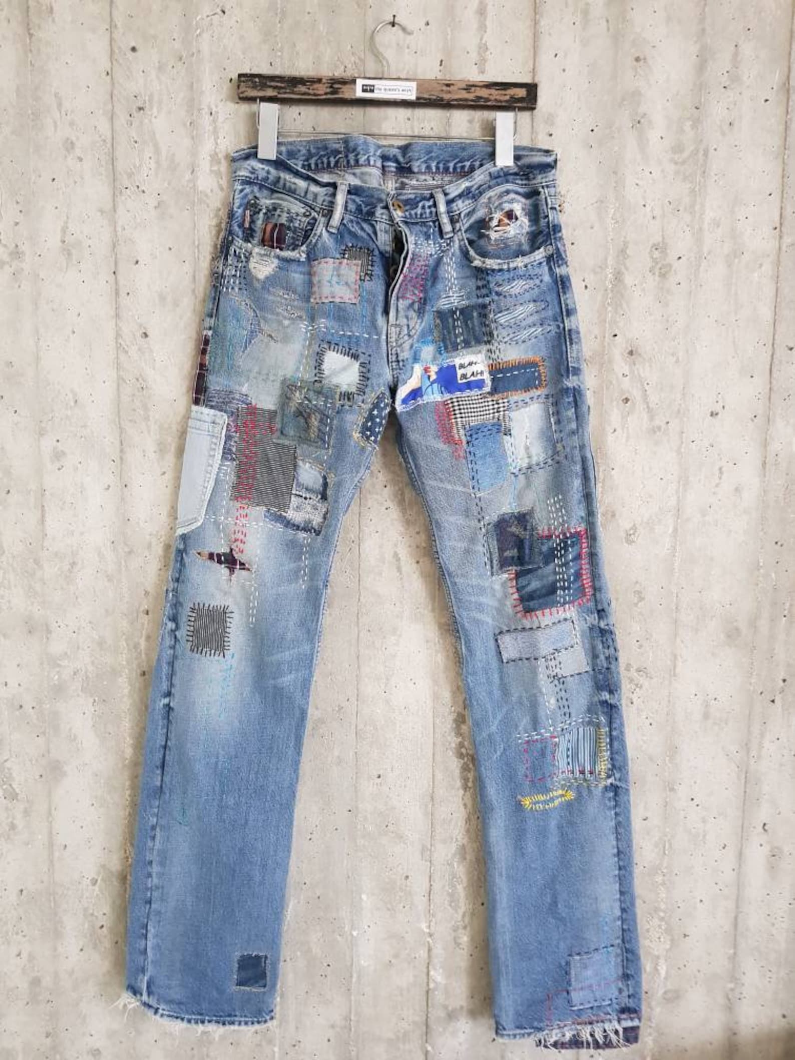 Distressed Vintage Boyfriend Jeans/hipster Jeans/all - Etsy Israel