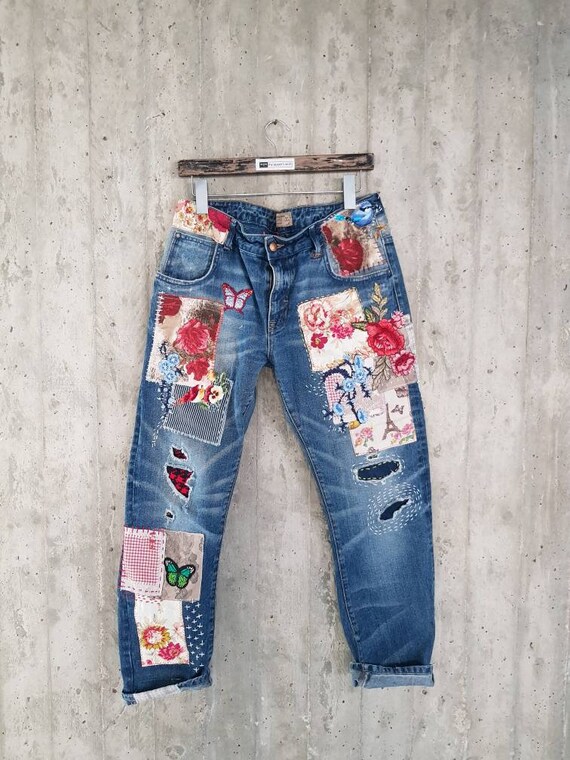 Vintage Denim vintage Lee Diesel Boyfriend Jeans Button - Etsy