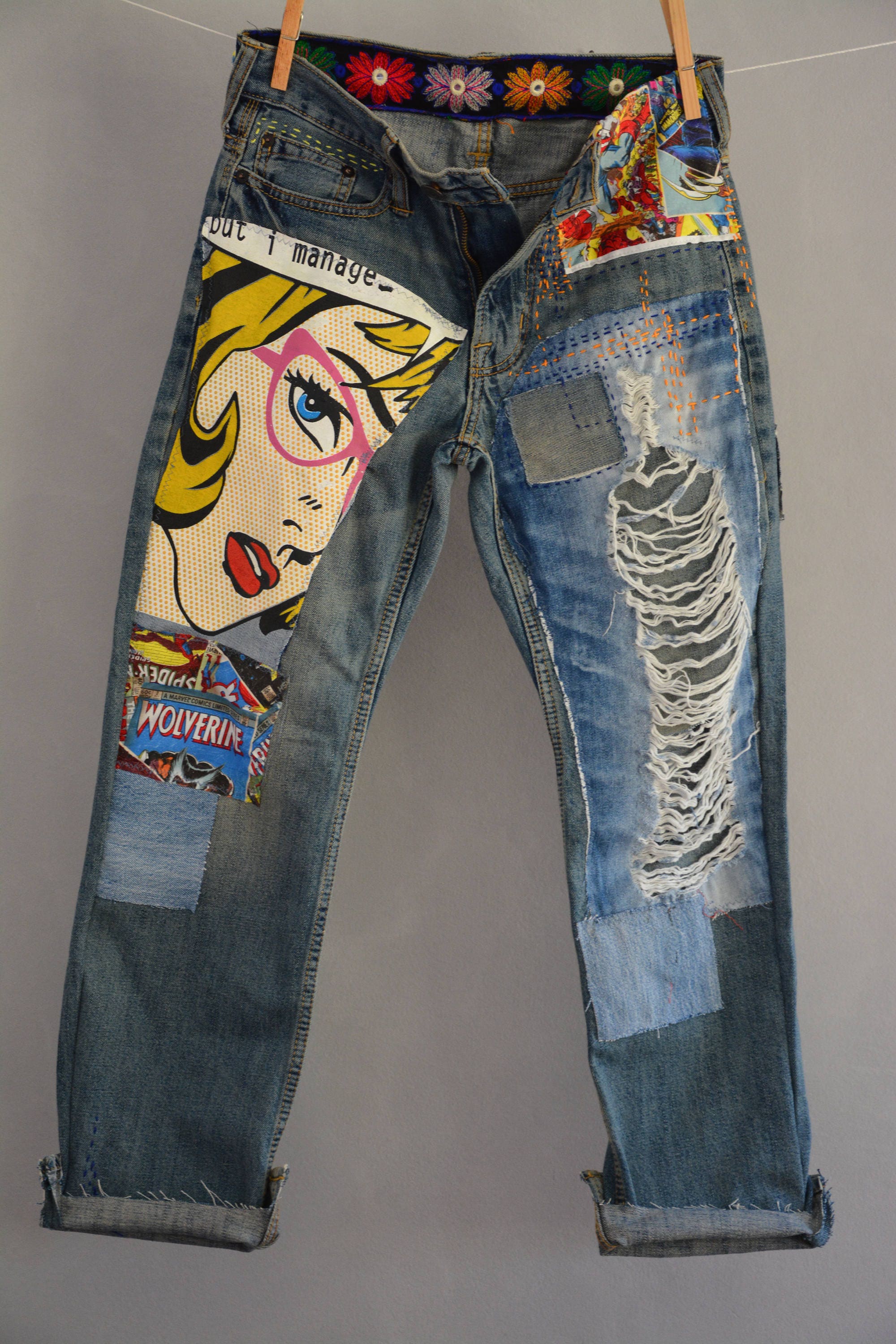 Jeans levi's customizzati hot sale