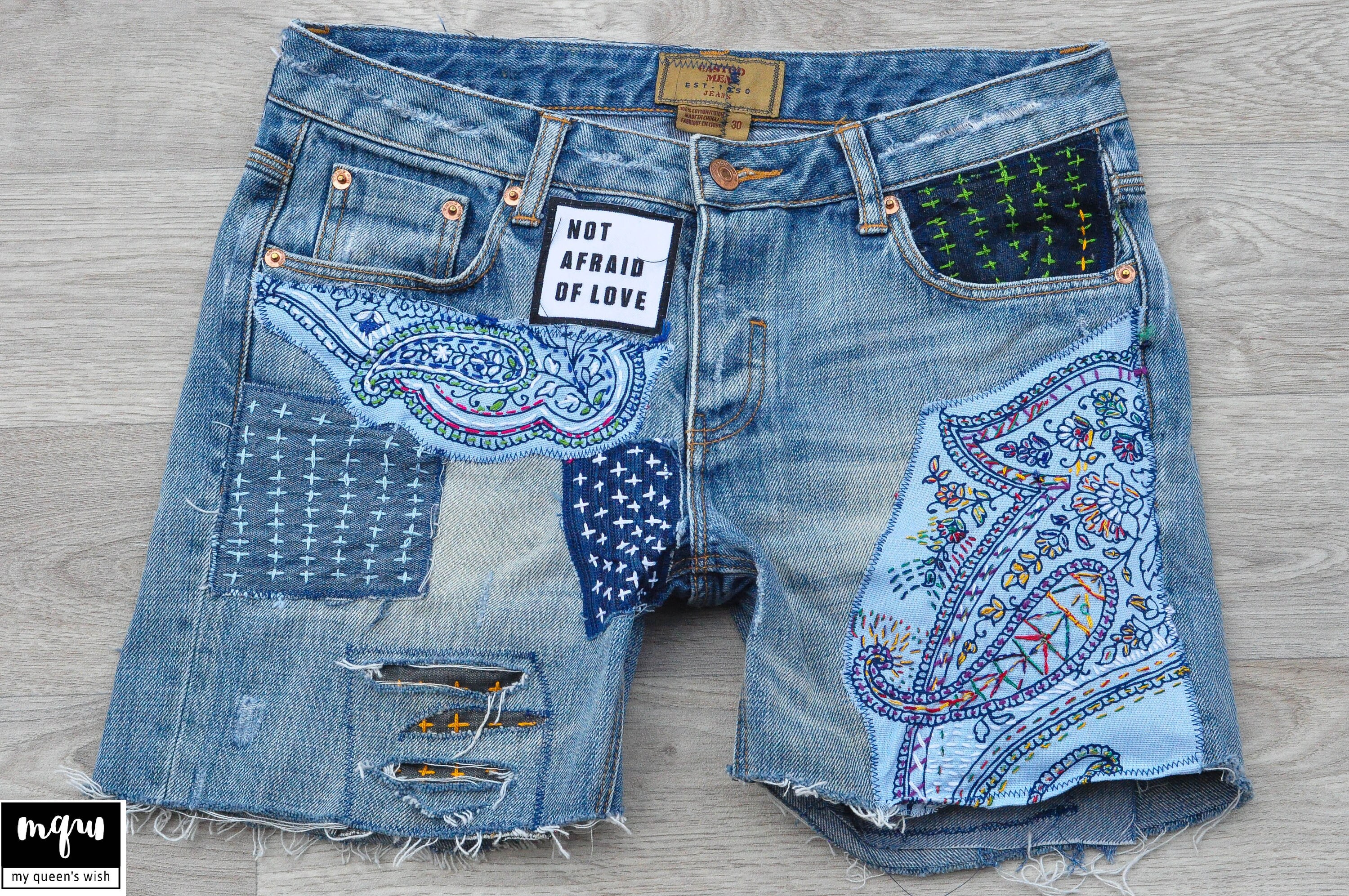 90s Clothing Unique Jeans Mom Shorts 