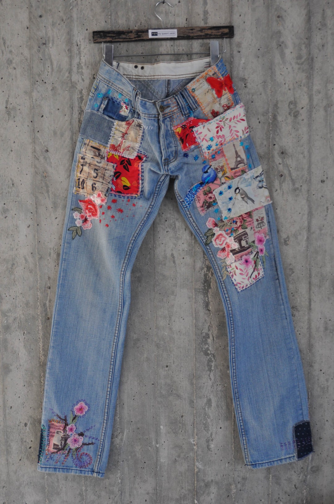 Vintage Jean's, Boyfriend, One of a Kind Jeans, Embroidered Jeans ...