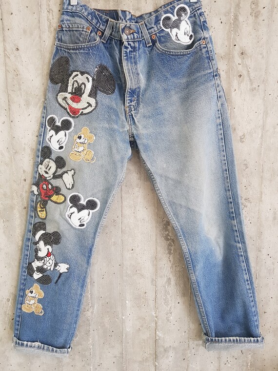 Distressed Vintage Boyfriend Jeans hipster Jeans all Sizes grunge