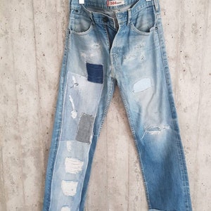 Distressed Vintage Boyfriend Jeans/hipster Jeans/all - Etsy Israel