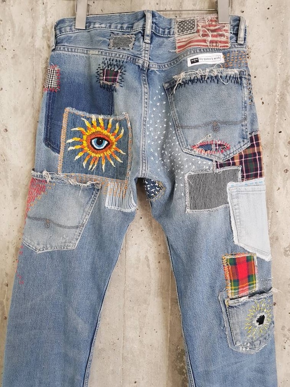 Distressed Vintage Boyfriend Jeans/hipster Jeans/all - Etsy Israel