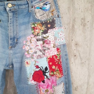 Vintage Apcycled Jean's vintage Lee Boyfriend Jeans Button Fly Vintage ...