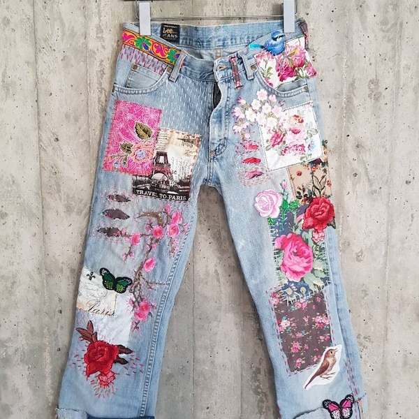 Vintage Denim Jeans - Etsy