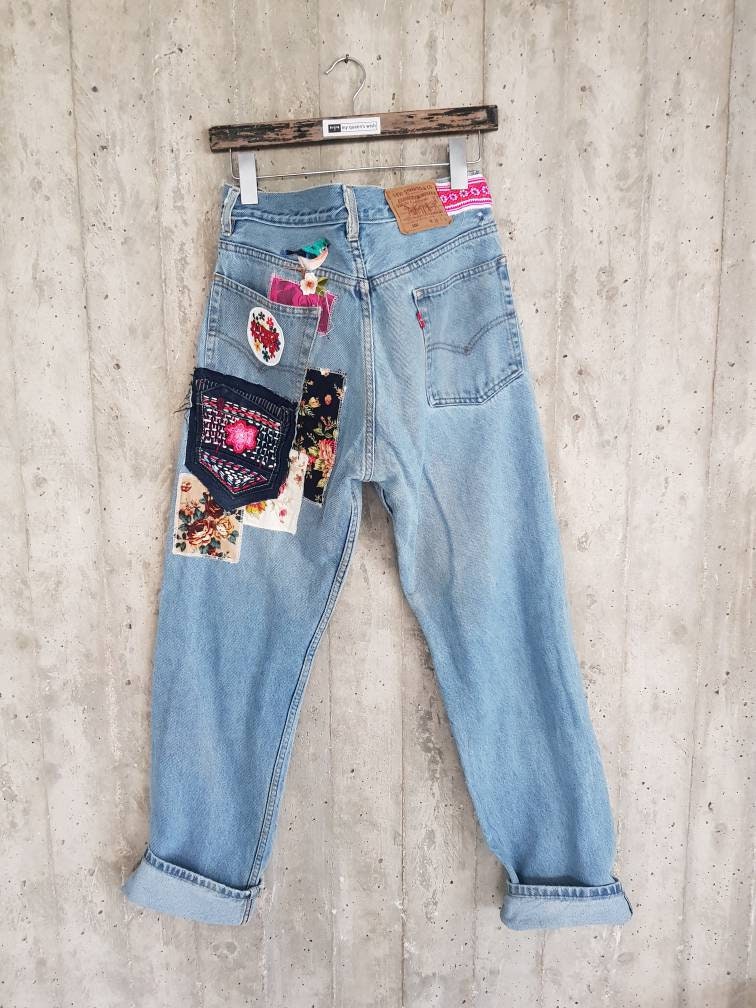 Vintage apcycled Jean's vintage diesel Boyfriend Jeans | Etsy