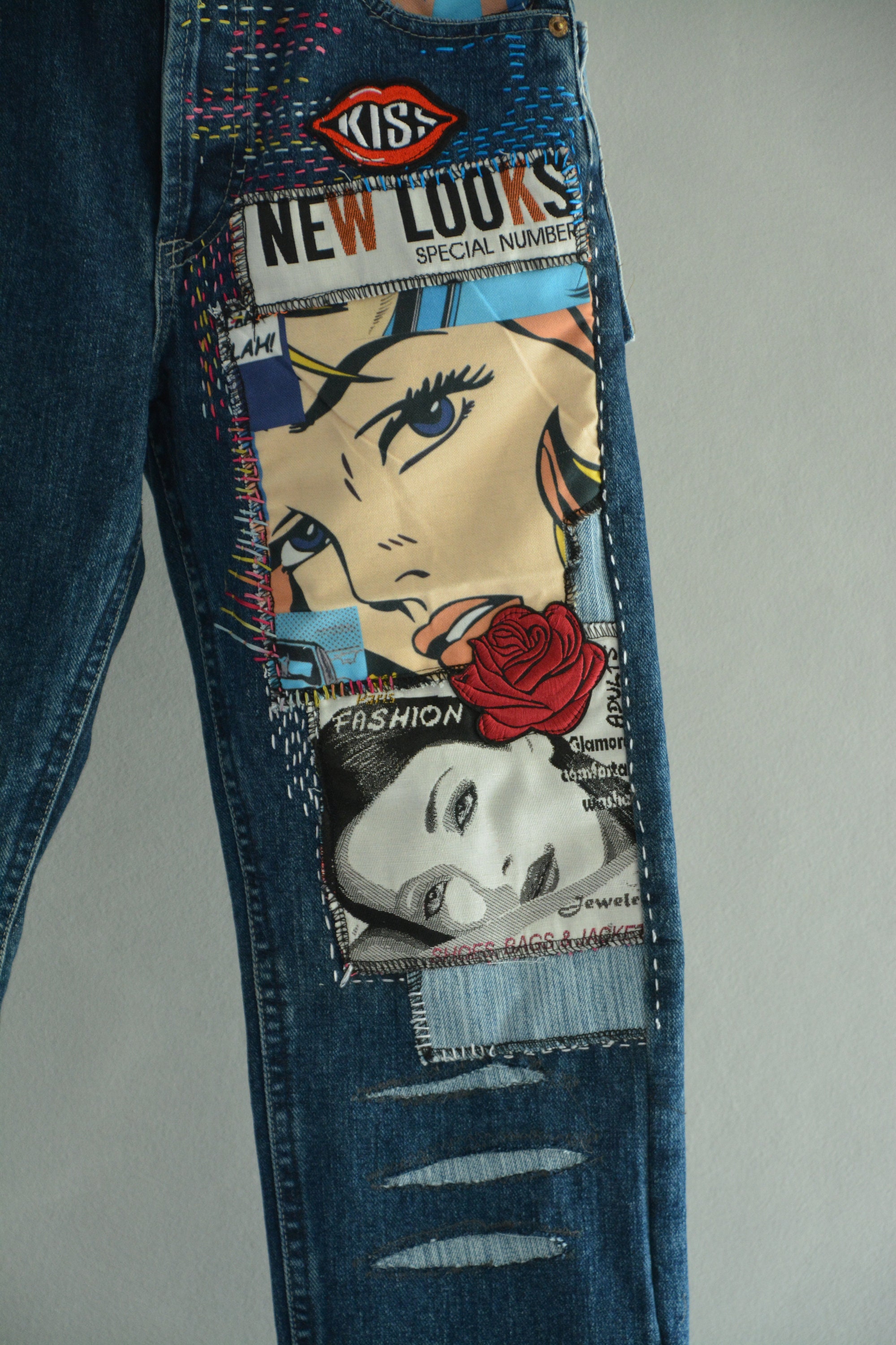 Levi's 501 Vintage High Waist Denim Jeans Medium Blue Wash | Etsy