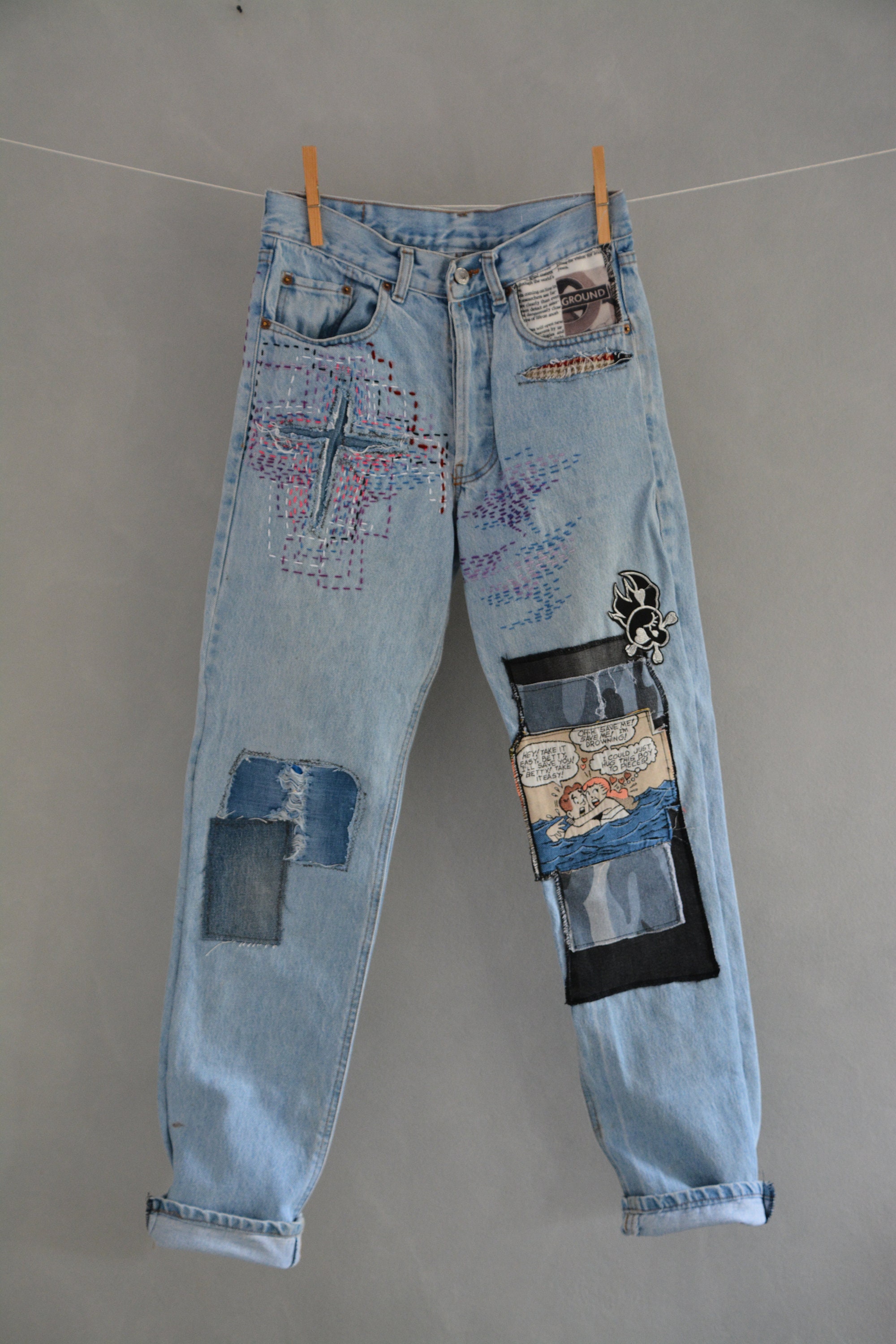 Vintage Jeanswomens Jeanslevis 501 - Etsy