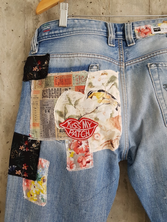 Patched Denim / Patched Jeans 