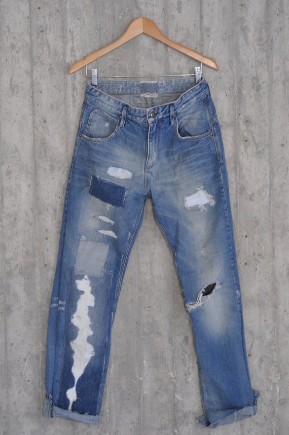 distressed 501 jeans