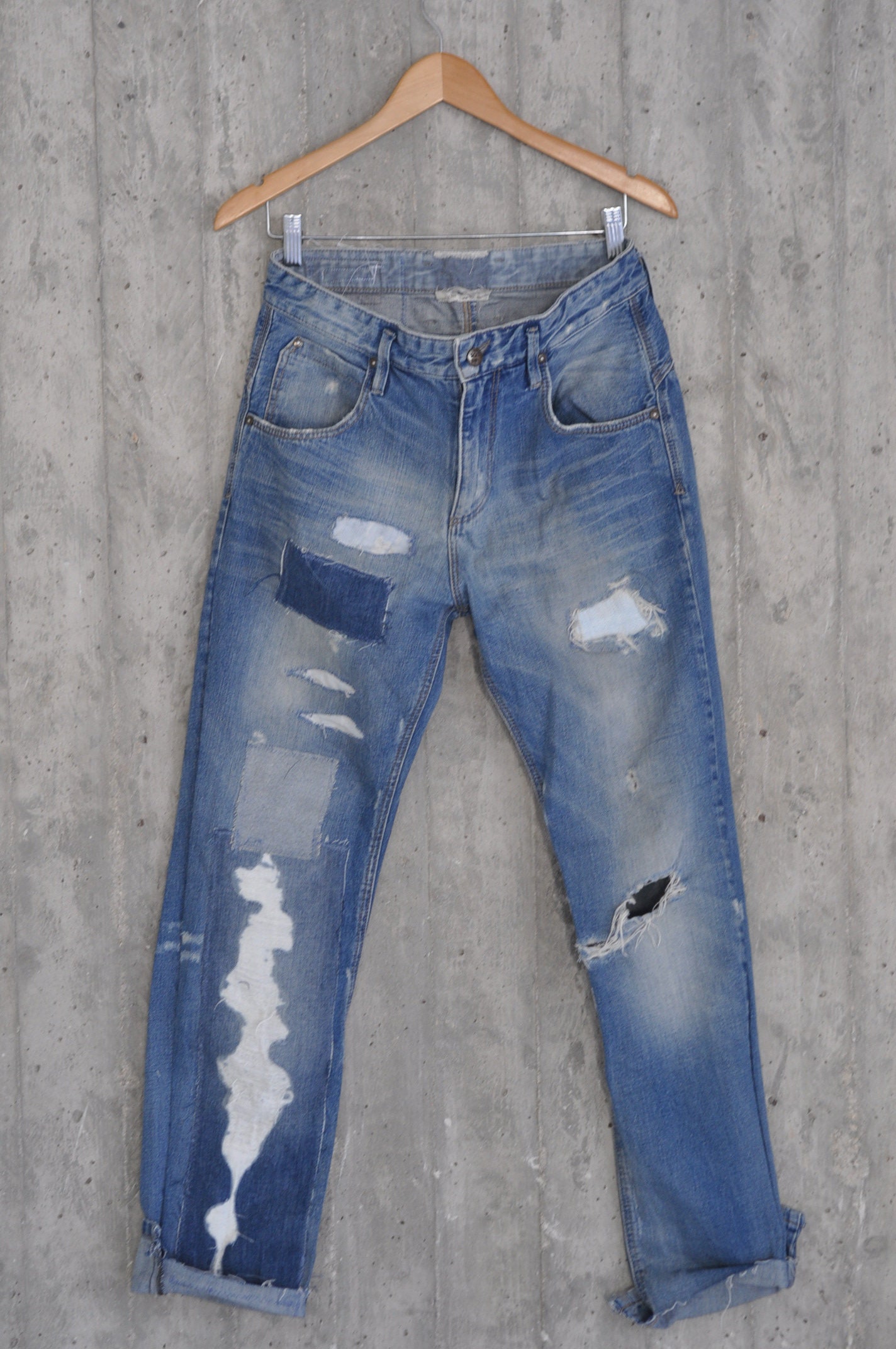 Vintage Levis 501 Jeans Ripped Distressed Levis Jeans With - Etsy Israel