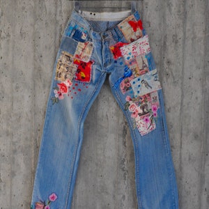 Vintage Jean's, Boyfriend, One of a Kind Jeans, Embroidered Jeans ...