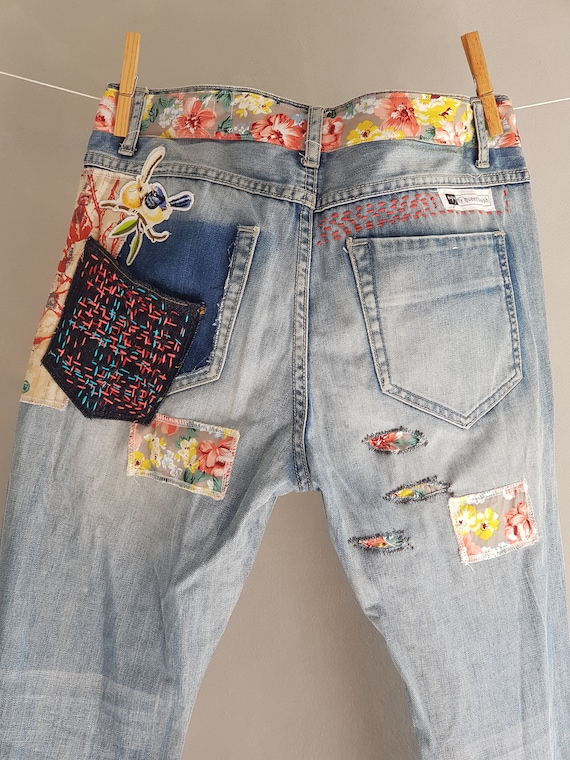 vintage acid wash levi 501s