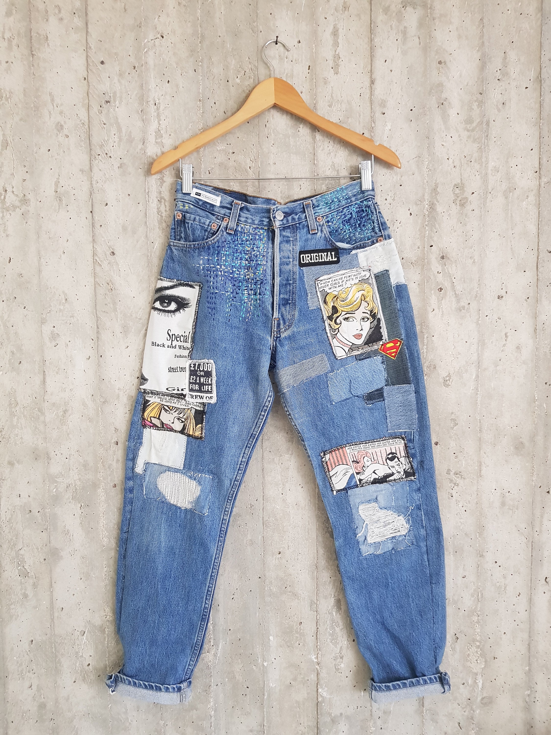 Buy > womens boyfriend jeans black > in stock