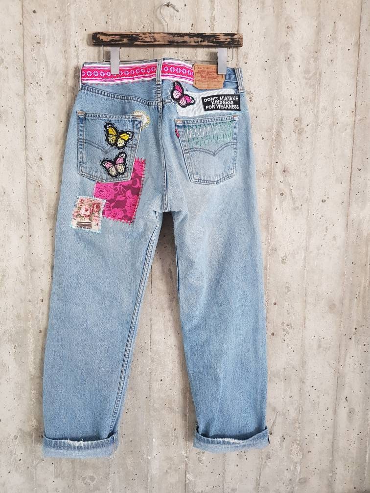 Patched Denim / Patched Jeans 