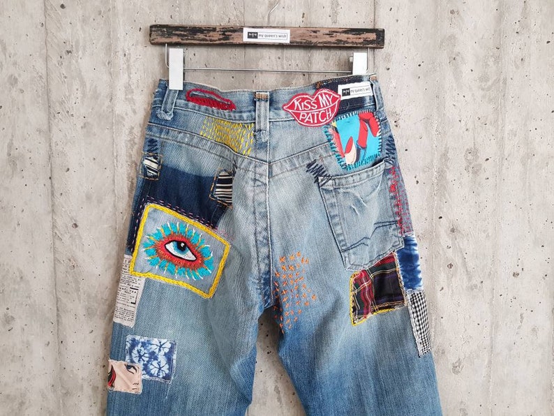 Distressed Vintage Boyfriend Jeans/hipster Jeans/all Etsy