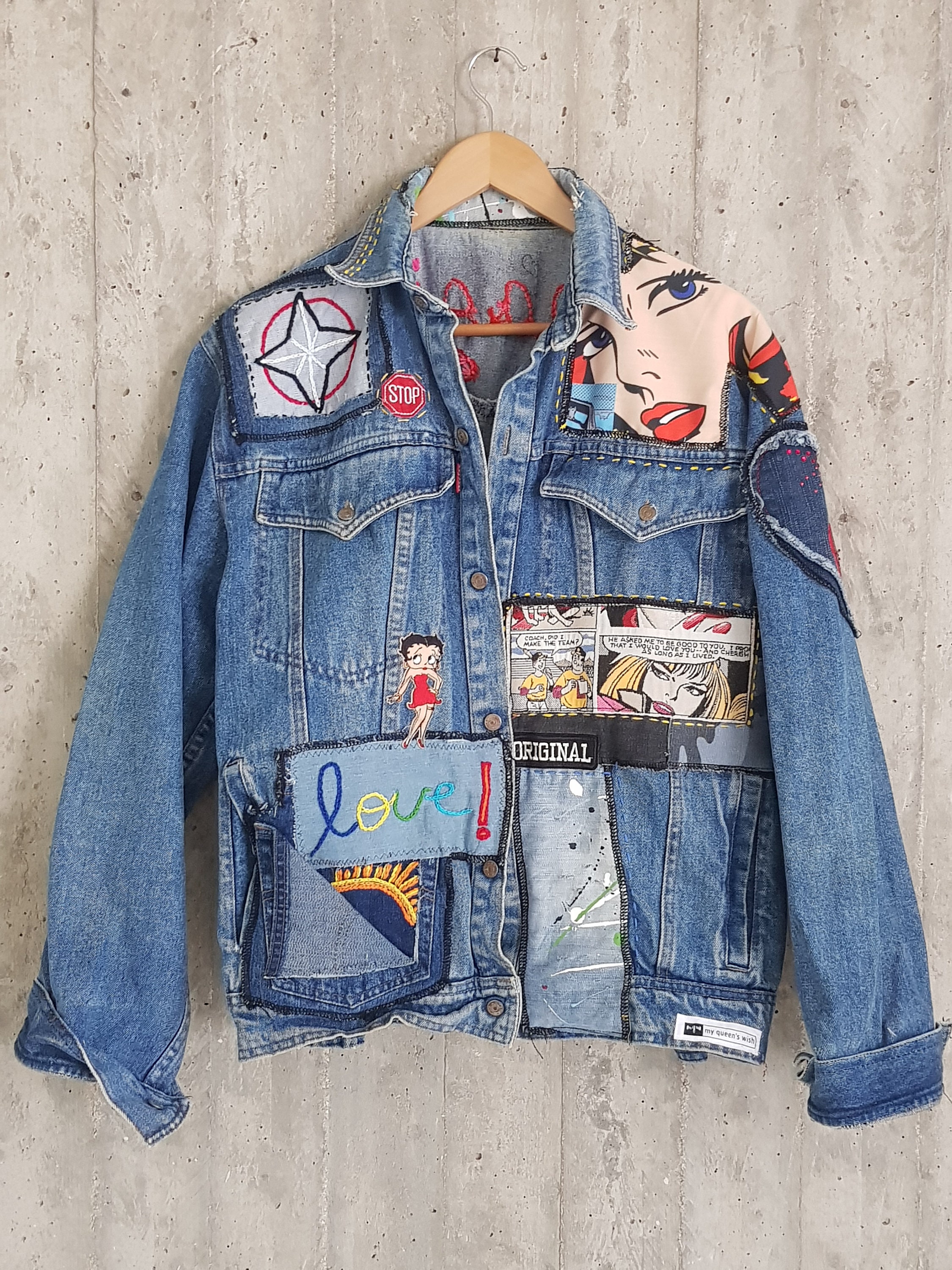 Damaged Vintage Levi's Denim Jacket/jean Jacket From - Etsy