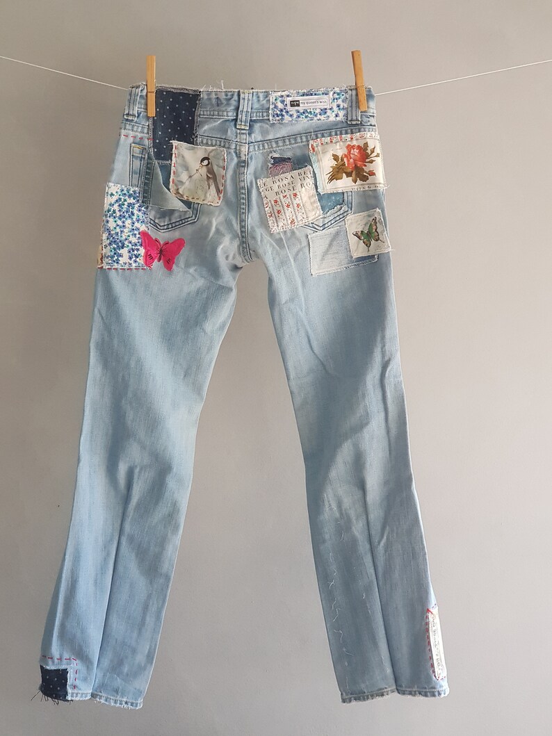Distressed Vintage Boyfriend Jeans/hipster Jeans/all Etsy