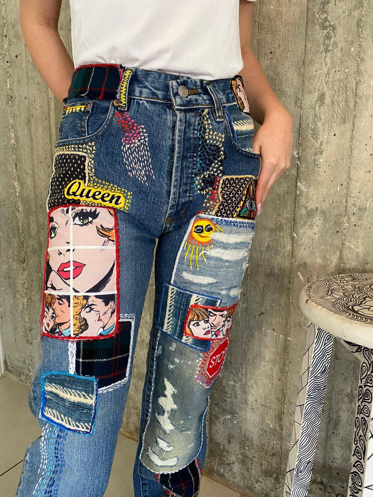 Vintage Jeans High Waisted Jeans Women Jeans Mom Jeans - Etsy Israel