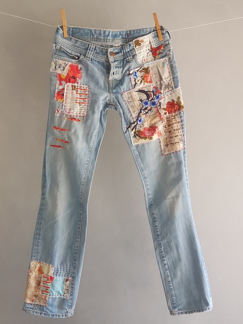 Distressed Vintage Boyfriend Jeans/hipster Jeans/all Etsy