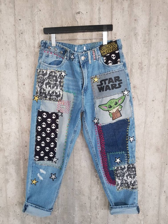 Star wars jeansVintage denim Diesel lee Boyfriend Jeans | Etsy
