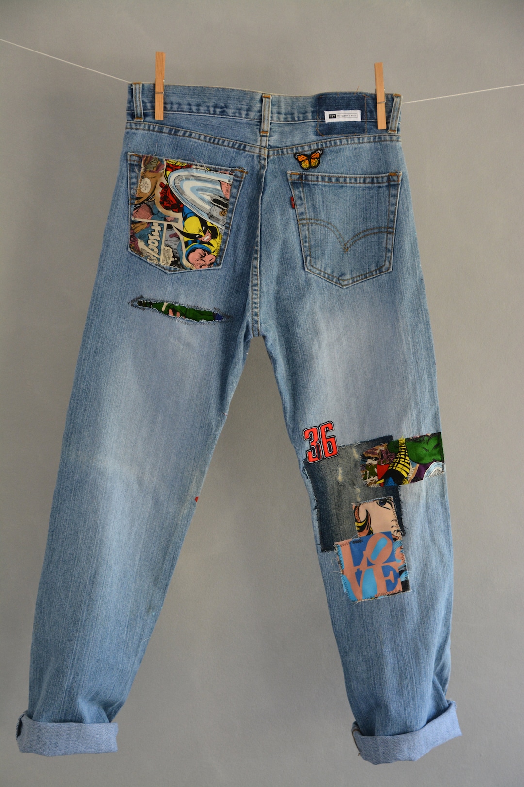 Vintage Levis Boyfriend Jeans Button Fly Vintage Jeans - Etsy