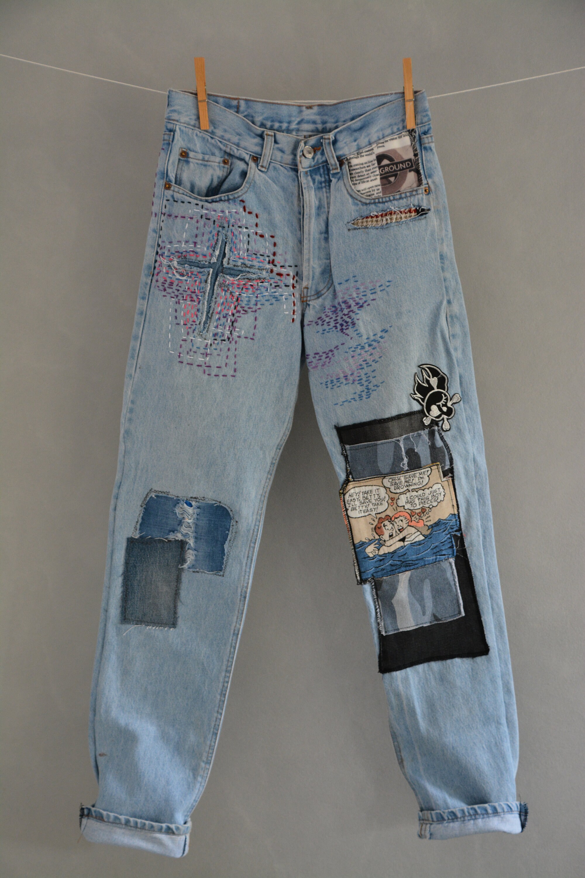Vintage Jeanswomens Jeanslevis 501 - Etsy