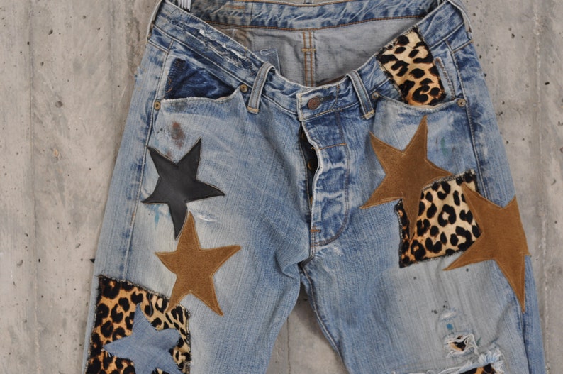 Distressed Vintage Boyfriend Jeans/hipster Jeans/all Etsy