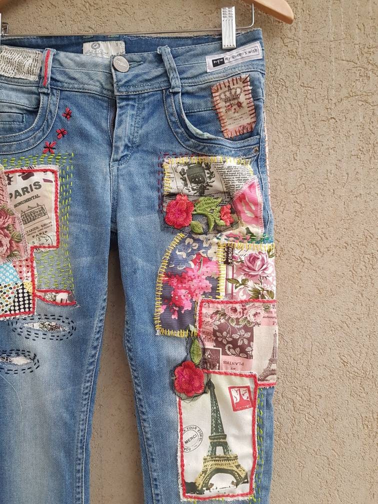 Distressed Vintage Boyfriend Jeans/hipster Jeans/all - Etsy