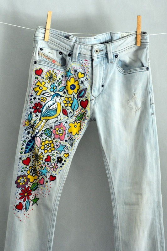 Hand Made Vintage DIESEL WOMEN'S JEANS Fashion - Etsy