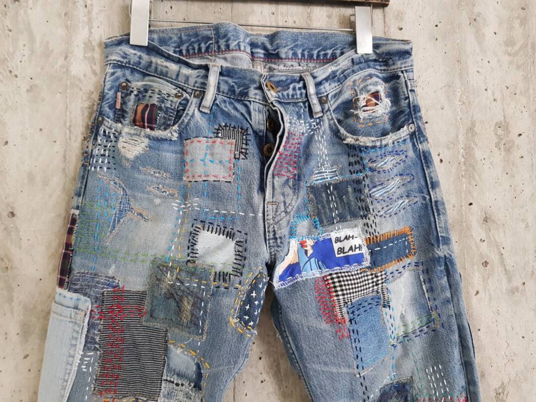 Distressed Vintage Boyfriend Jeans/hipster Jeans/all - Etsy