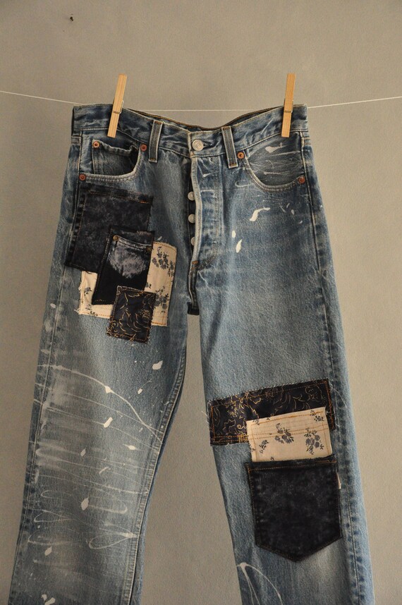 redone levi's 90s jeans