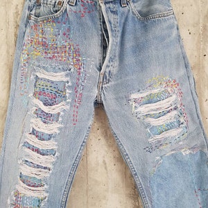 All SIZES High Waist Destroyed Boyfriend Jeans Distressed and Totally ...