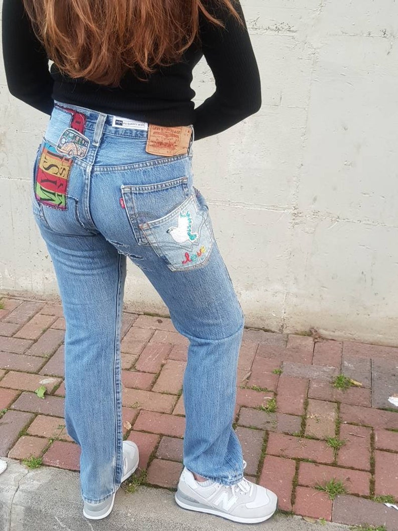 Hidden -  Bailey - VIntage Distressed Slim Boyfriend Jean
