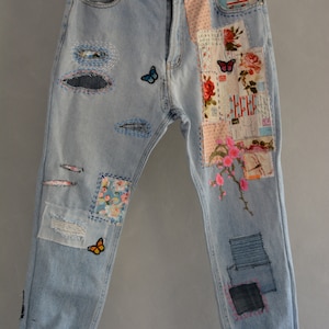 Vintage Distressed Boyfriend Jeans/hipster Jeans/all Sizes/grunge Jeans ...
