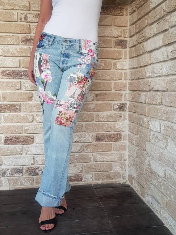 Boyfriend Jeans Mom Jeans Denim Jeans Vintage Jeans Jeans Etsy