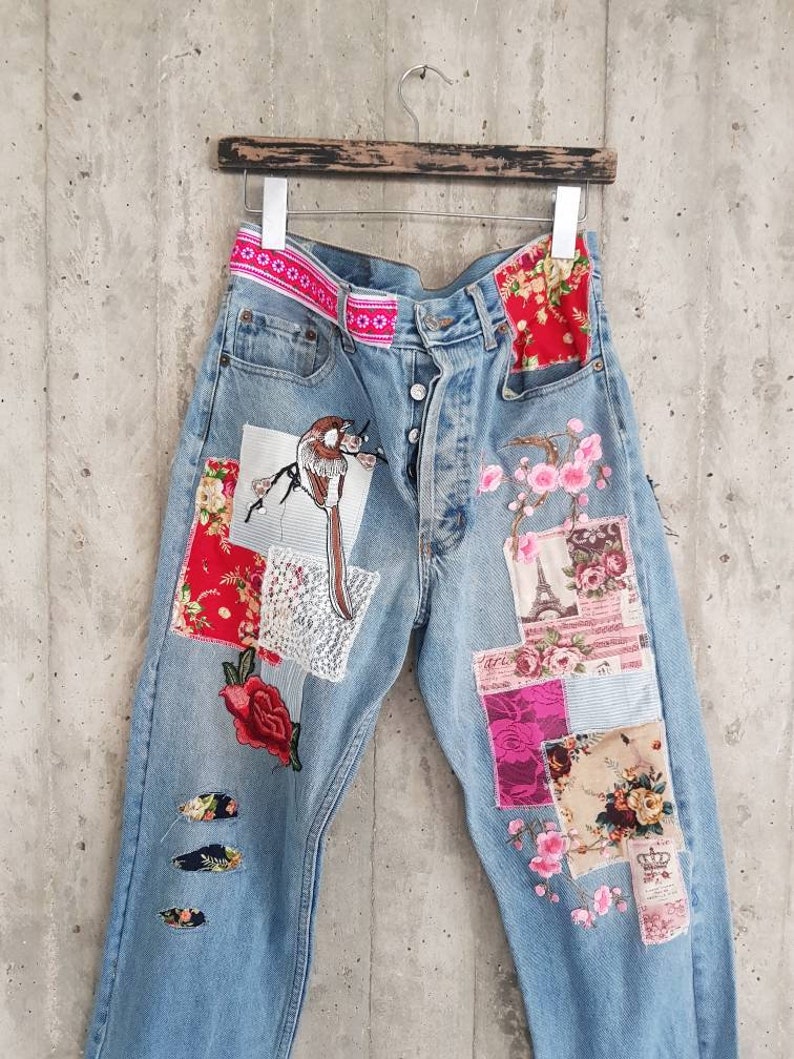 Vintage Apcycled Jean's vintage Diesel Boyfriend Jeans - Etsy