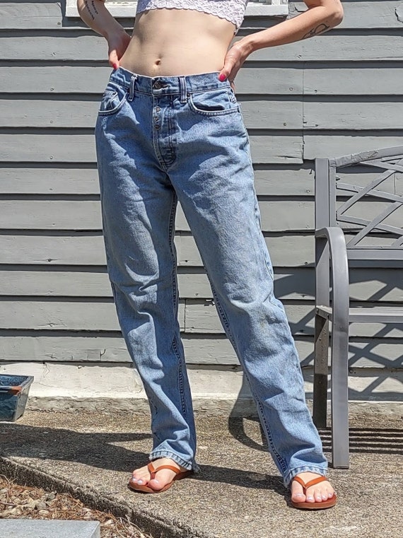 Vintage 90s Western American Buffalo Mom Jeans Lig