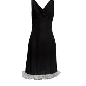 Mariella Burani Vintage 90s Black Pastel Blue Ruffled Frilly Dress Evening  Cocktail Dress - Etsy