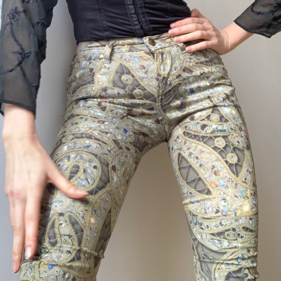 Vivienne Westwood Anglomania Printed 2010 Lee Jeans Crystal Vivienne Westwood Anglomania Printed 2010 Lee Jeans Crystal