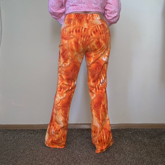 Vintage escada jeans Neon orange high waisted jean