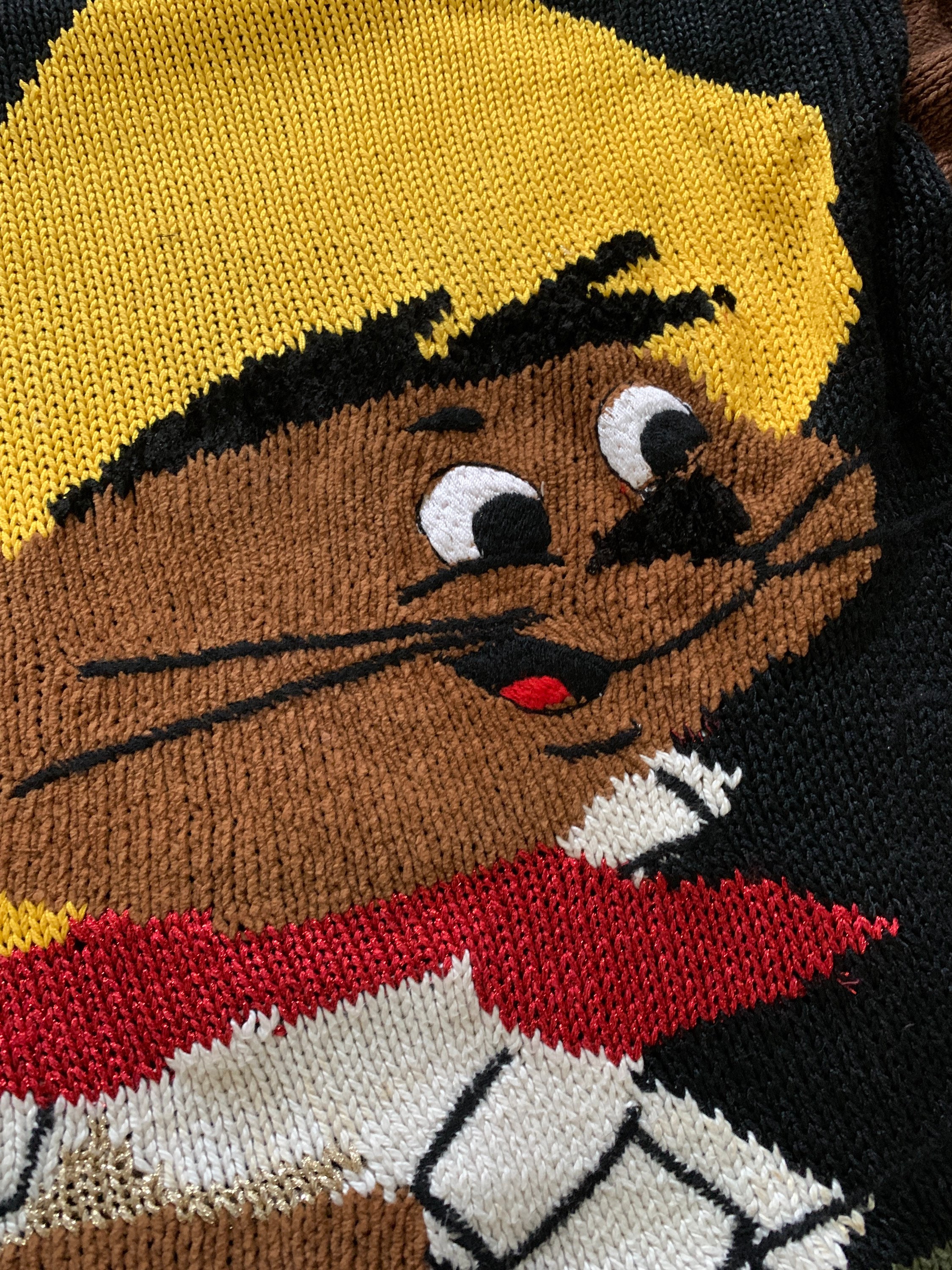 Vintage 80s 90s Castelbajac for Iceberg Cartoon Knitted